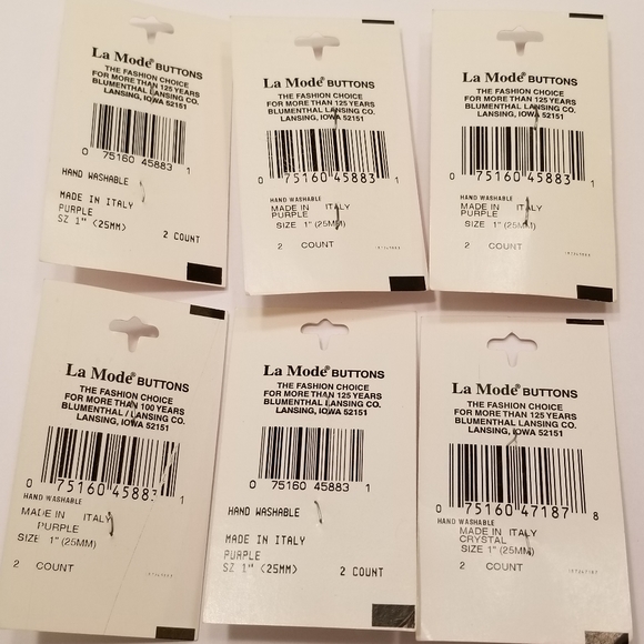 ✅1131BU NWT 10 La Mode Pink Flower Buttons Gold Sha - Picture 3 of 7